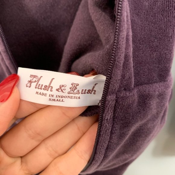 Victoria Secret Zip Up Hoodie Purple Size Small - Picture 5 of 5